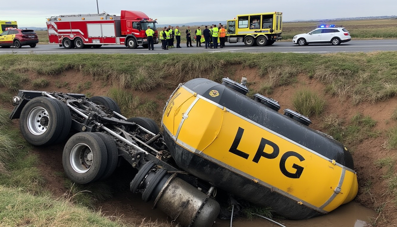 un camion de gpl a plongé dans le fossé à bray-saint-aignan à la suite d'un malaise du chauffeur, provoquant des perturbations et soulevant des inquiétudes concernant la sécurité routière et la gestion des urgences. découvrez les détails de cet incident et ses implications.