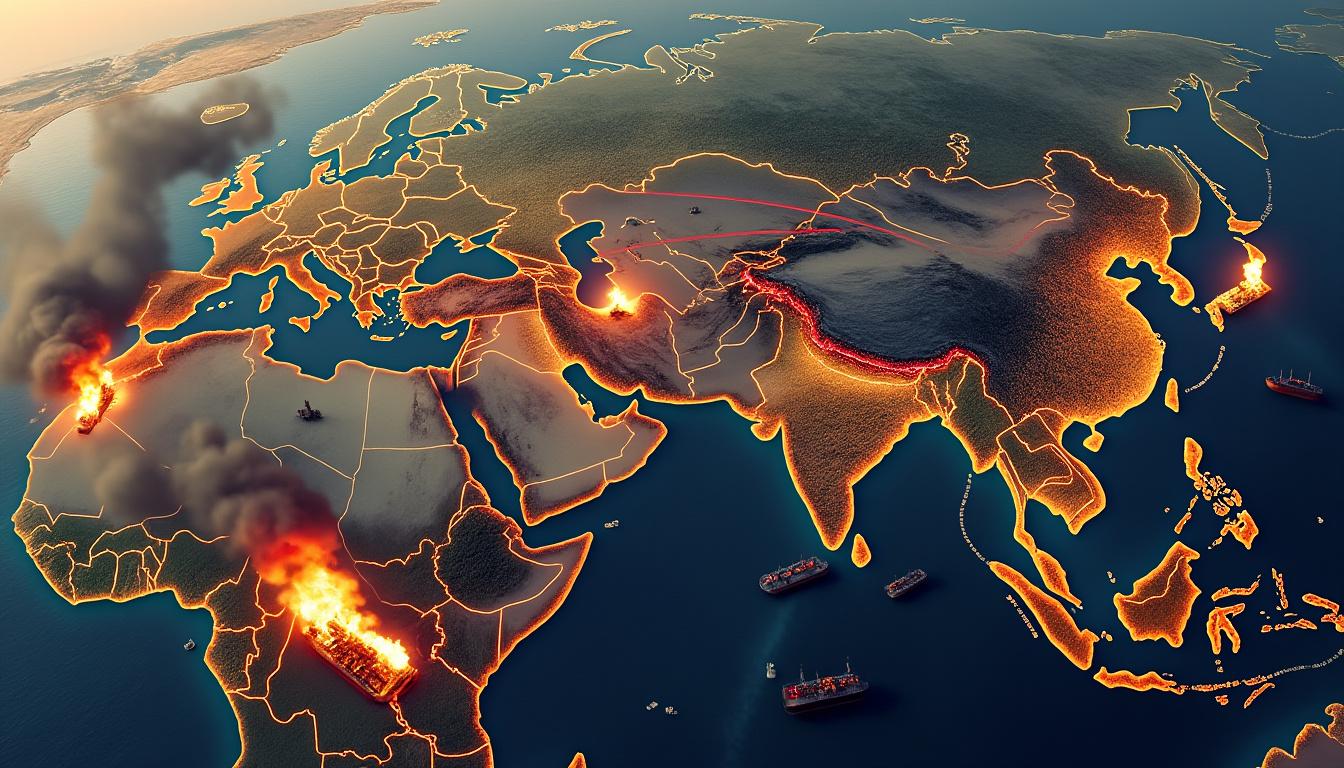découvrez comment les tensions mondiales s'intensifient à des milliers de kilomètres du conflit au moyen-orient, impactant les défis d'approvisionnement à l'échelle internationale.