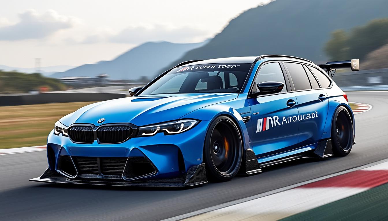 découvrez comment bmw métamorphose son break puissant de 510 chevaux en un véritable bolide de compétition, alliant performance extrême et design audacieux.