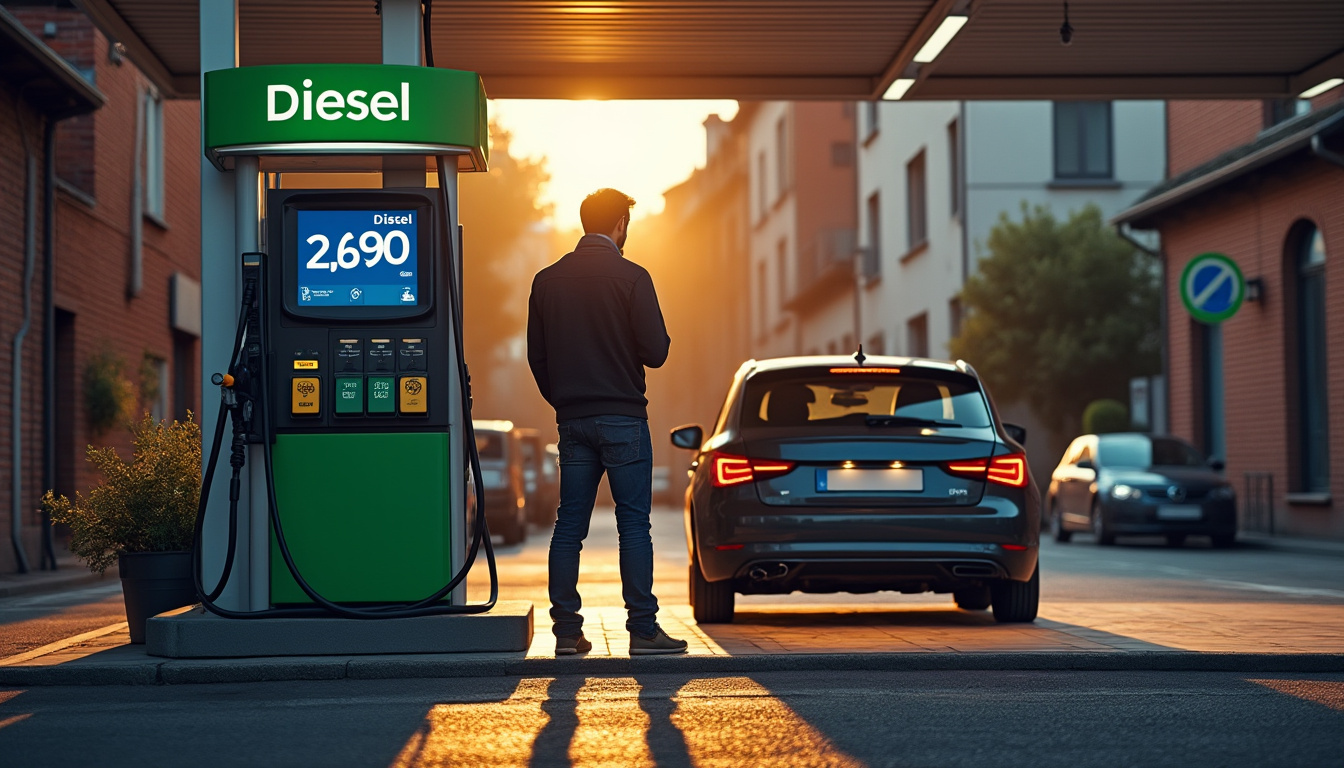 à toulouse, le prix du gazole approche les 2,70 € le litre. découvrez pourquoi les tarifs à la pompe atteignent des sommets.