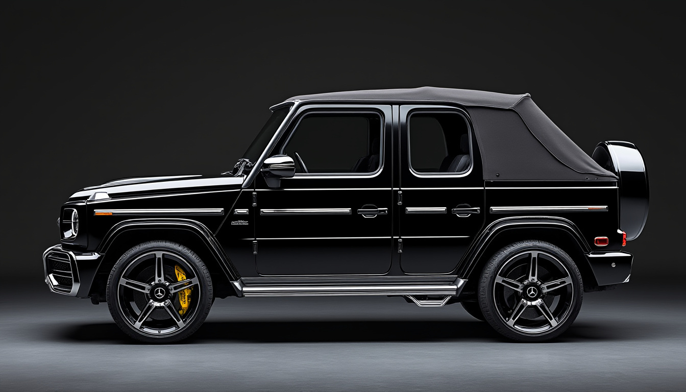 brabus fait renaître le mercedes classe g cabriolet avec le 900 rocket edition : un 4x4 spectaculaire, puissant et exclusif au style radical.