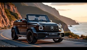 brabus fait renaître le mercedes classe g cabriolet avec le 900 rocket edition : un 4x4 décapotable spectaculaire, puissant et exclusif.