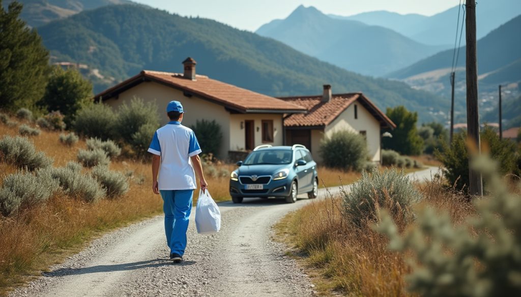 dans les pyrénées-orientales, les professionnels des soins à domicile parcourent jusqu’à 200 km par tournée, face aux défis de l’accès aux soins.