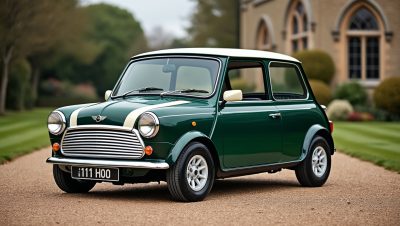 avec seulement 7 323 km au compteur, cette rover mini classic se7en final edition de 2001 attend son prochain propriétaire.