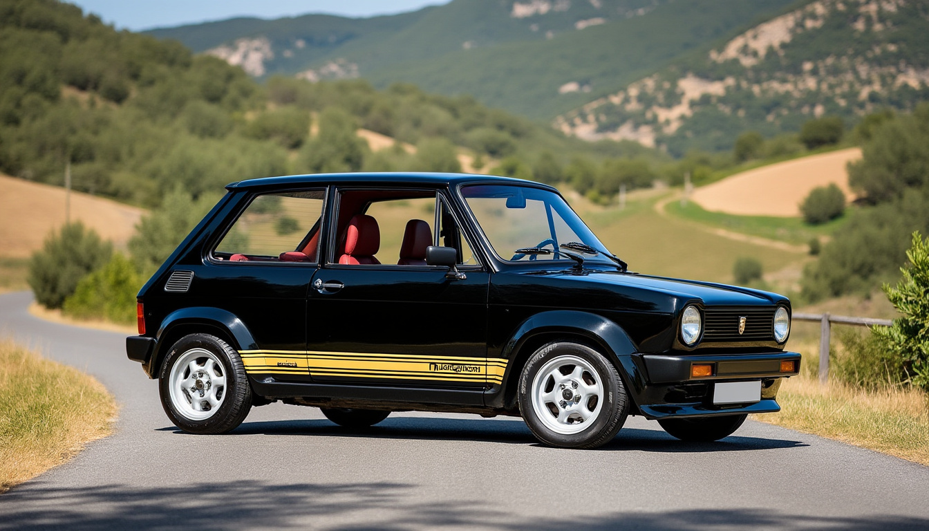 découvrez cette autobianchi a112 abarth de 1984 restaurée à vendre : une bombinette italienne au charme vintage et au tempérament sportif.