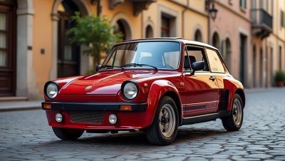 découvrez cette autobianchi a112 abarth de 1984, une bombinette italienne restaurée à vendre, alliant charme vintage, caractère sportif et authenticité.