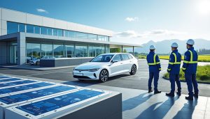 en bavière, bmw inaugure une nouvelle usine dédiée à la production de batteries, renforçant ses capacités dans le domaine des véhicules électriques.