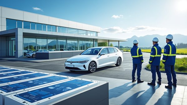 en bavière, bmw inaugure une nouvelle usine dédiée à la production de batteries, renforçant ses capacités dans le domaine des véhicules électriques.