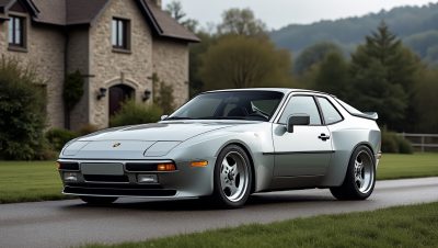 la porsche 944 se réinvente en break de chasse élégant : découvrez cette transformation audacieuse qui mêle design iconique et esprit sportif.